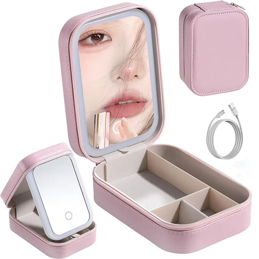 InvitedBeauty LightUp Makeup Case